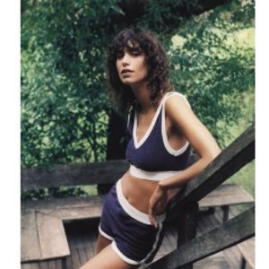 Zara - Terrycloth 70s Navy Play Set, NWT 💙